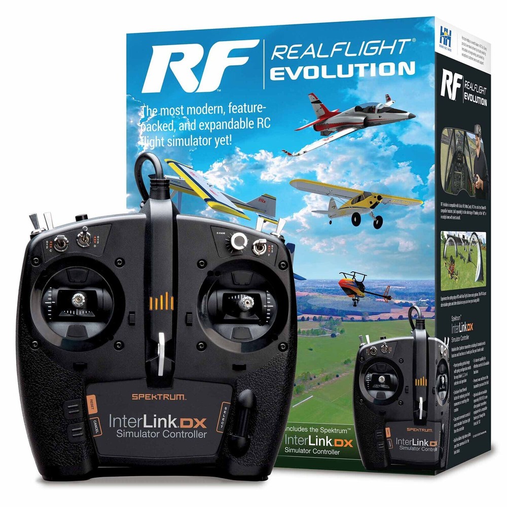 RealFlight Evolution RC Flight Simulator w/ InterLink DX Controller RFL2000