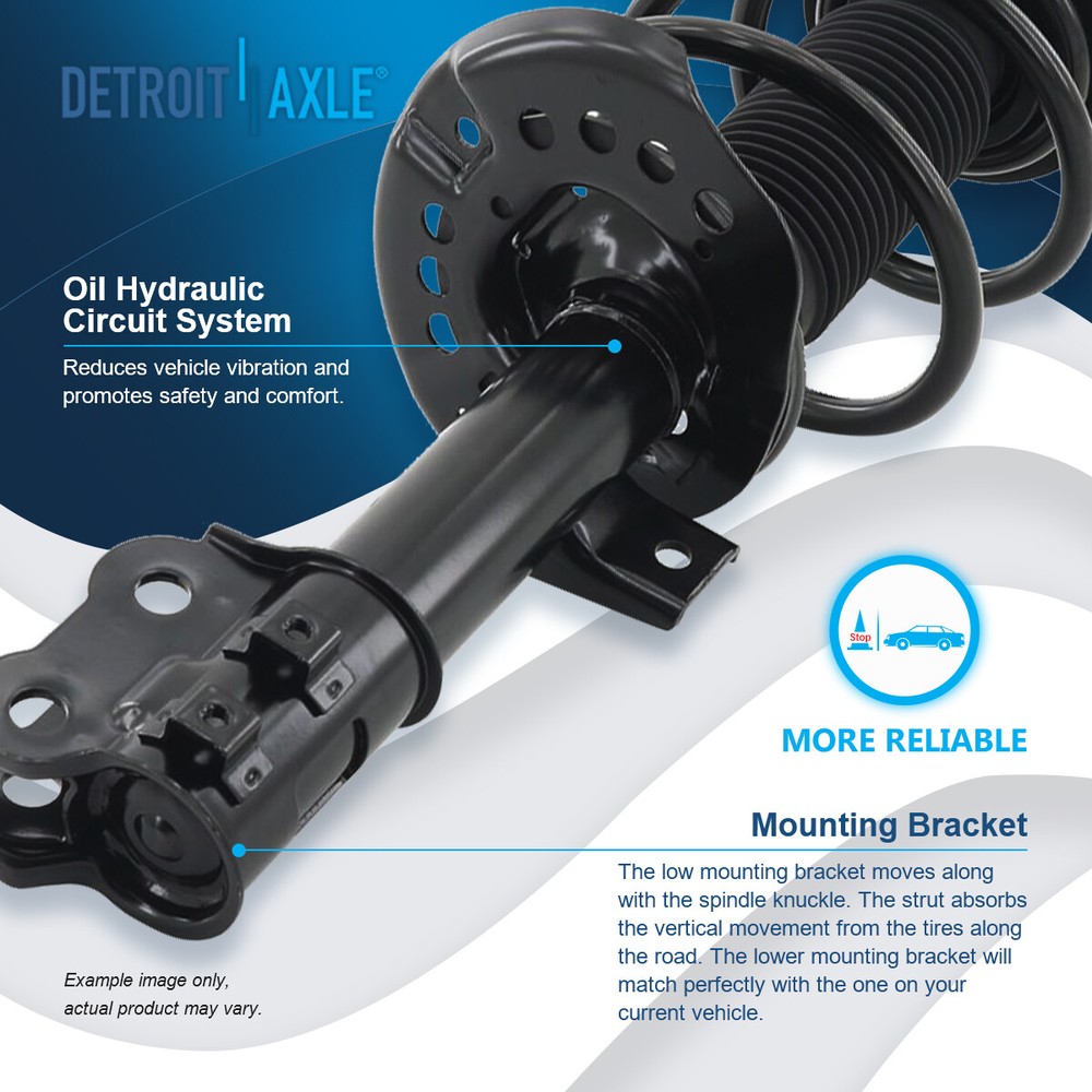 Front Left Right Struts w/ Coil Spring Assembly for 2011 2012 2013 Kia Optima