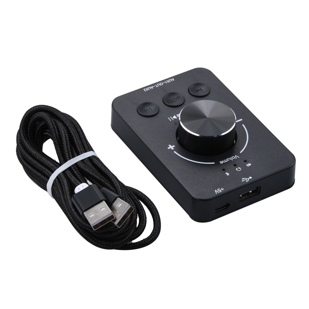 Black Volume Adjuster Controller Speaker Switch Portable For Window7 / 8/10