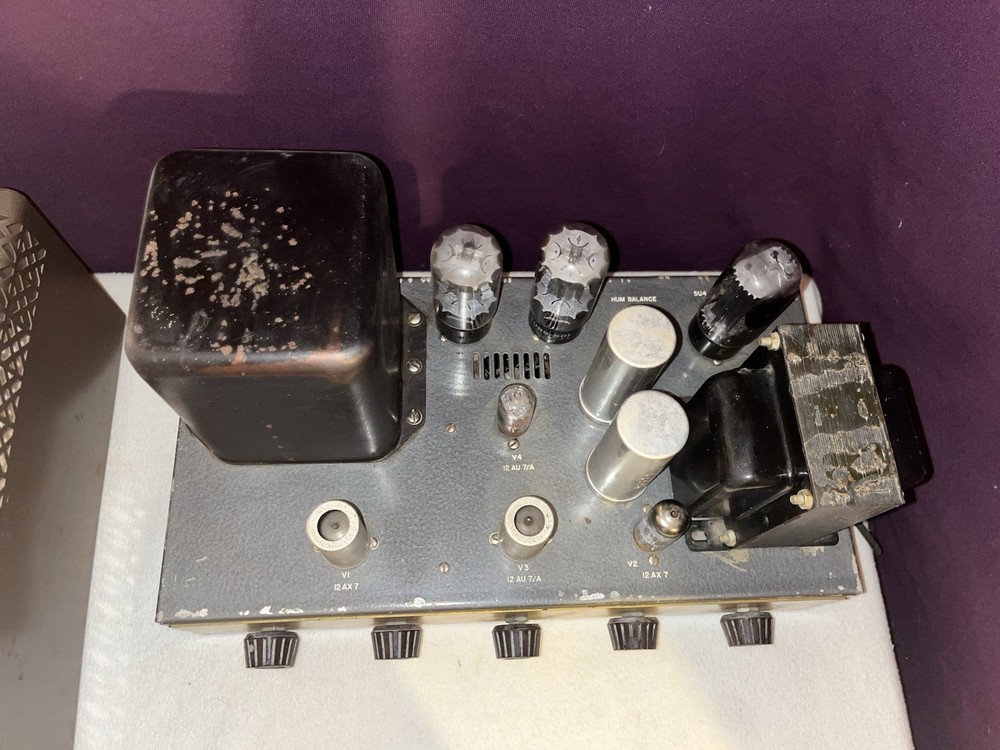 Williamson Type HI-FI Amplifier W/ Compensated Pre-Amplifier Model WAK Working!!