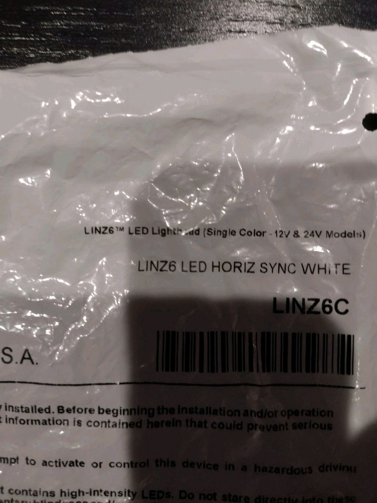 Whelen Linz6 White Clear - New Opened Package Tested