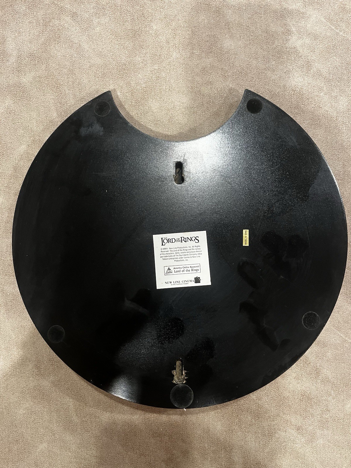 United Cutlery Herugrim Sword Of Theoden /Plaque LOTR Officially Licensed UC1370