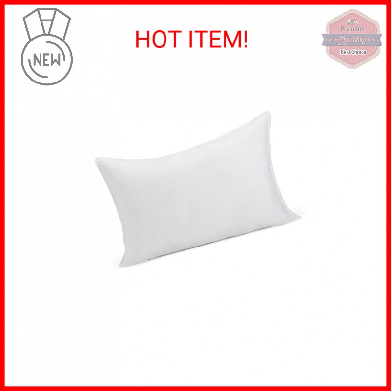 Amazon Basics Down Alternative Bed Pillow, Medium Density for Back and Side Slee