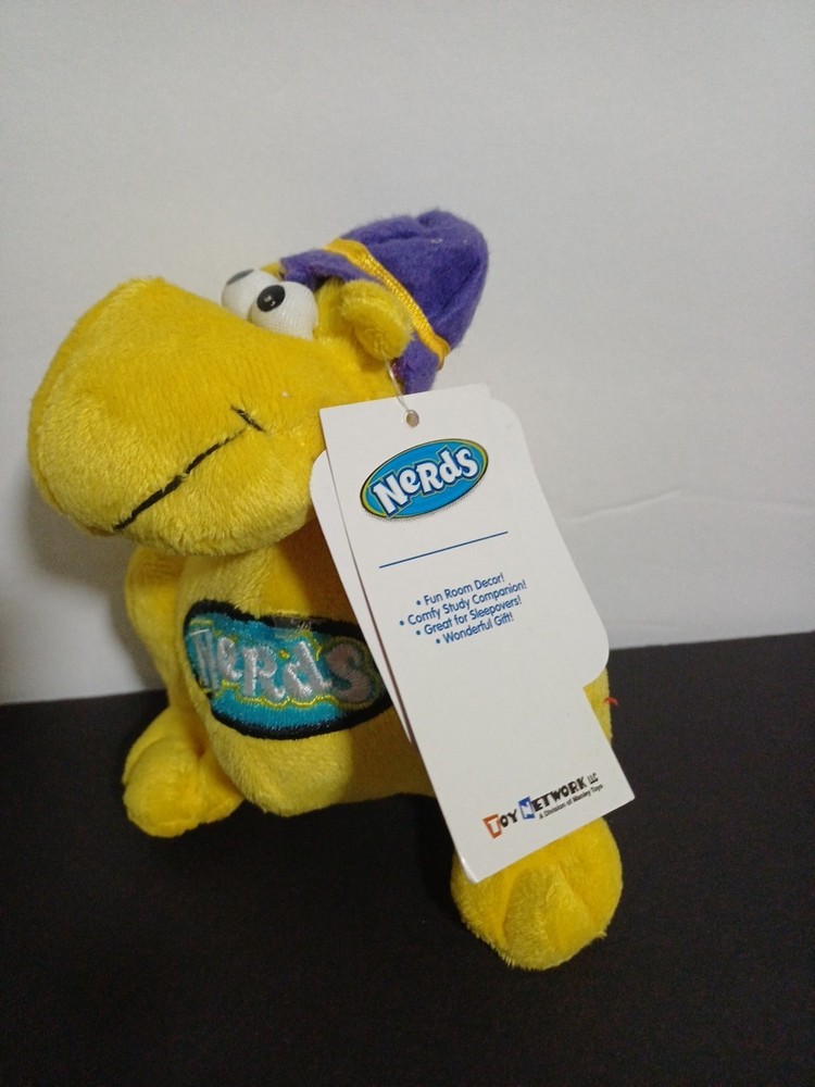 Yellow NERDS Plush Toy Network Stuffed Doll