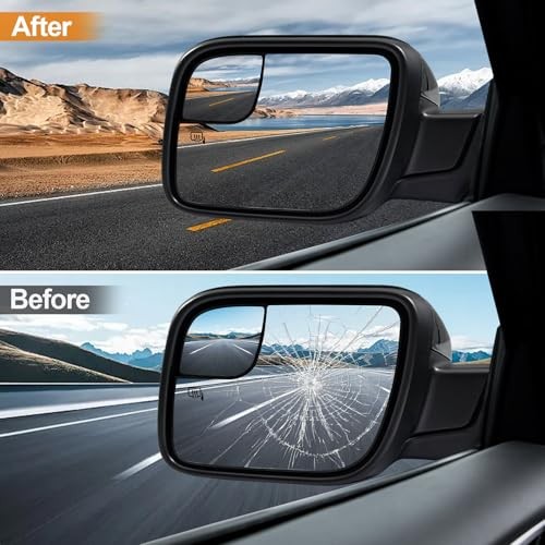 Driver Side Mirror Compatible with with Left Driver Side 7Pins 2016-2019