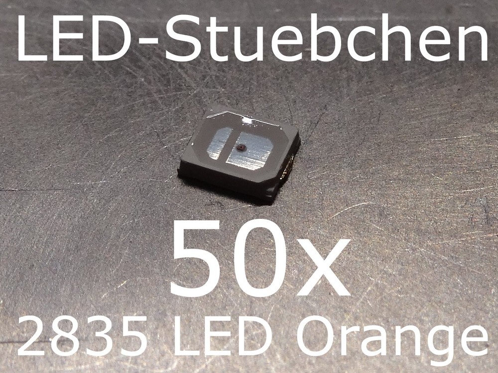 50x 2835 LED Orange 60mA