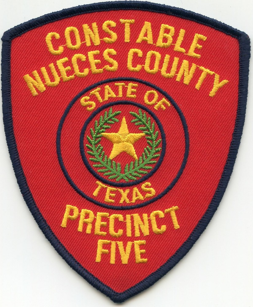 NUECES COUNTY TEXAS TX Black Border Precinct 5 CONSTABLE sheriff police PATCH