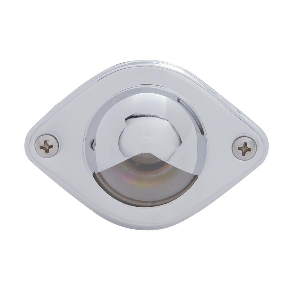 Chrome Plated License Light