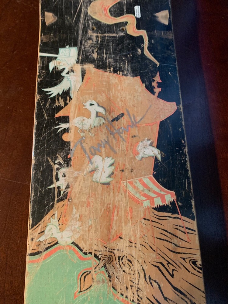 Tony Hawk Autographed Skateboard