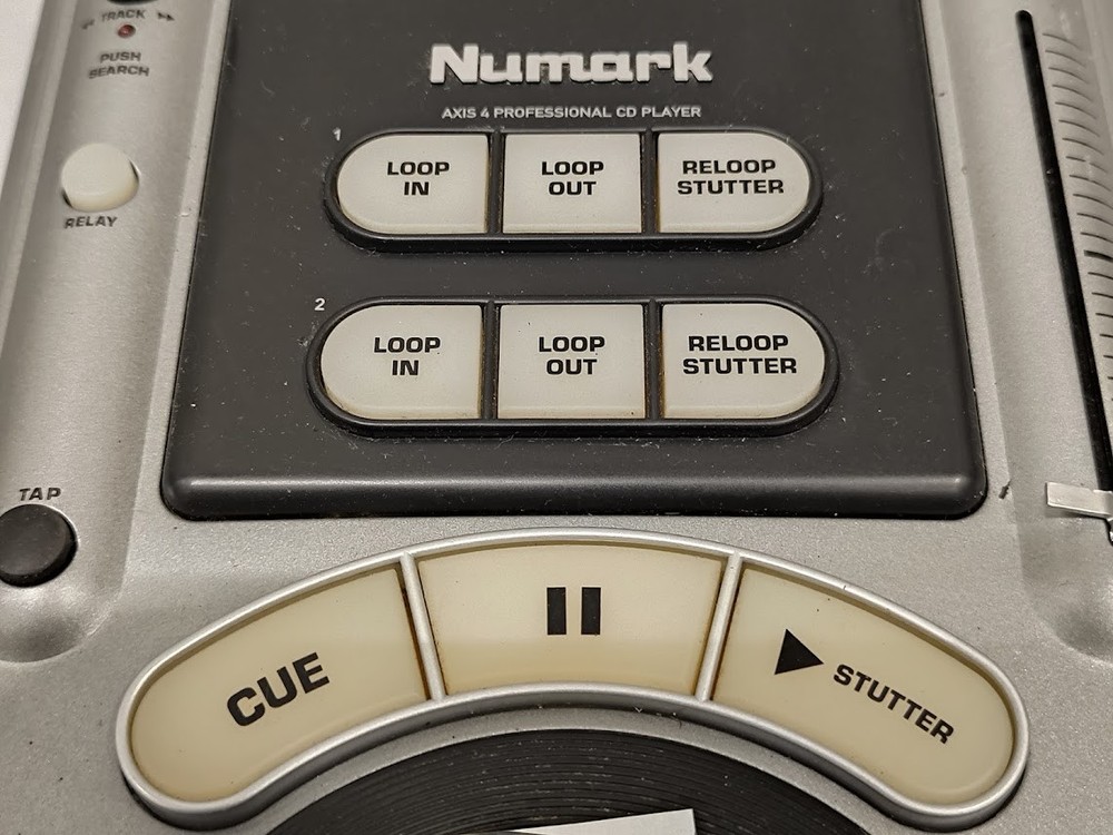 Numark Axis 4 Professional CD Player - Power Tested