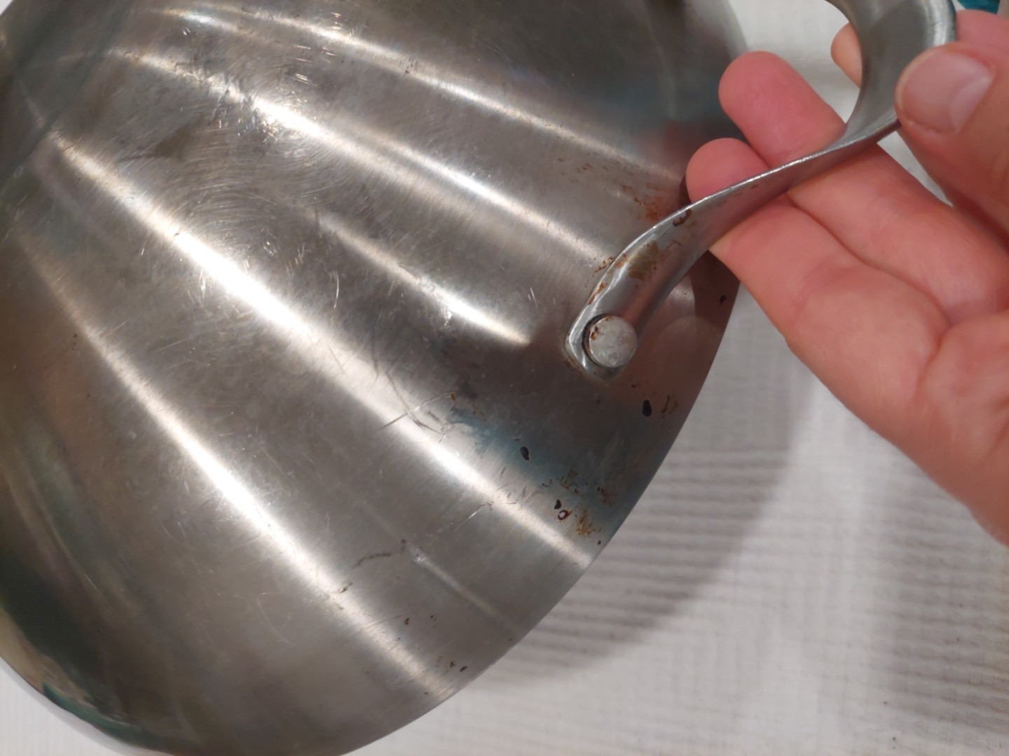 Calphalon Stainless Steel 13” Wok 155 Flat Bottom Cooking Pan With Lid