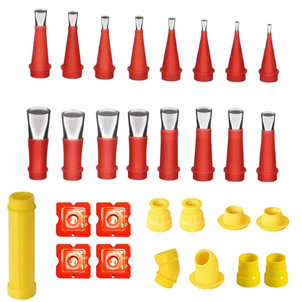 Universal Integrated Rubber Nozzle Tool Kit Reusable Rubber Nozzle Tool