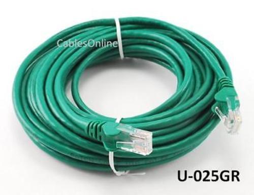 Intellinet 25ft CAT5E UTP Ethernet RJ45 Patch Cable GR