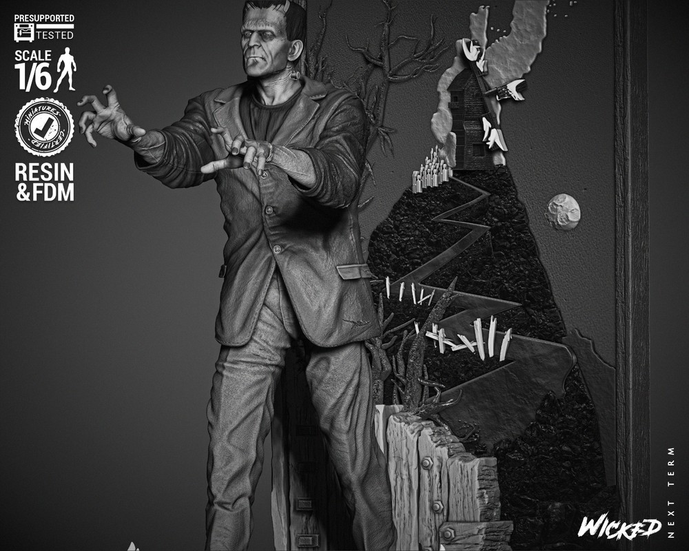 Frankenstein model kit unassembled unpainted see Description
