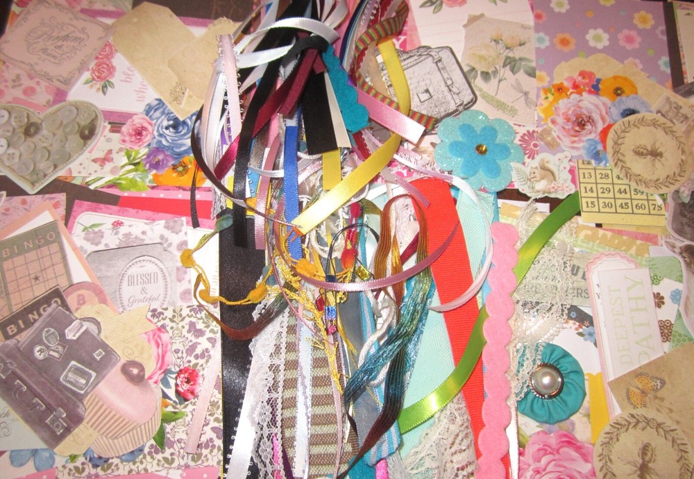 junk journal ephemera 50+ Piece Lot
