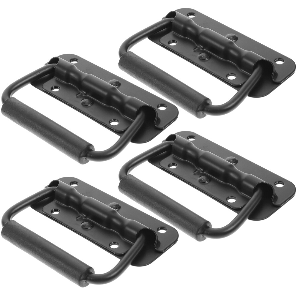 4 Pcs Flush Lift Ring Folding Handle Smooth Surface Ergonomic
