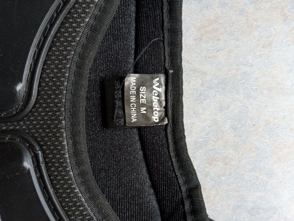 Webetop protective vest Size Medium, lightly used