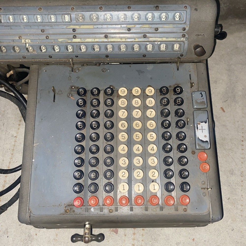 Rare Vintage Monroe High Speed Adding Machine Calculator Electric Untested