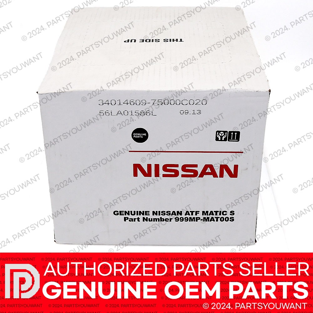 5 PACK GENUINE Nissan OEM Matic-S ATF Automatic Transmission Fluid 999MP-MAT00S