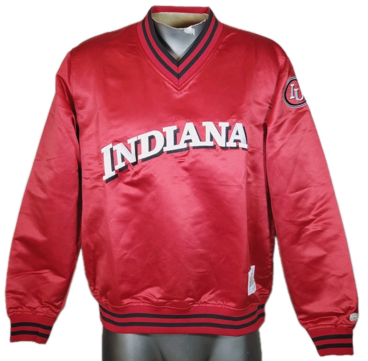 Homefield Indiana University Hoosiers Campus Classic Pullover Red Satin Unisex M
