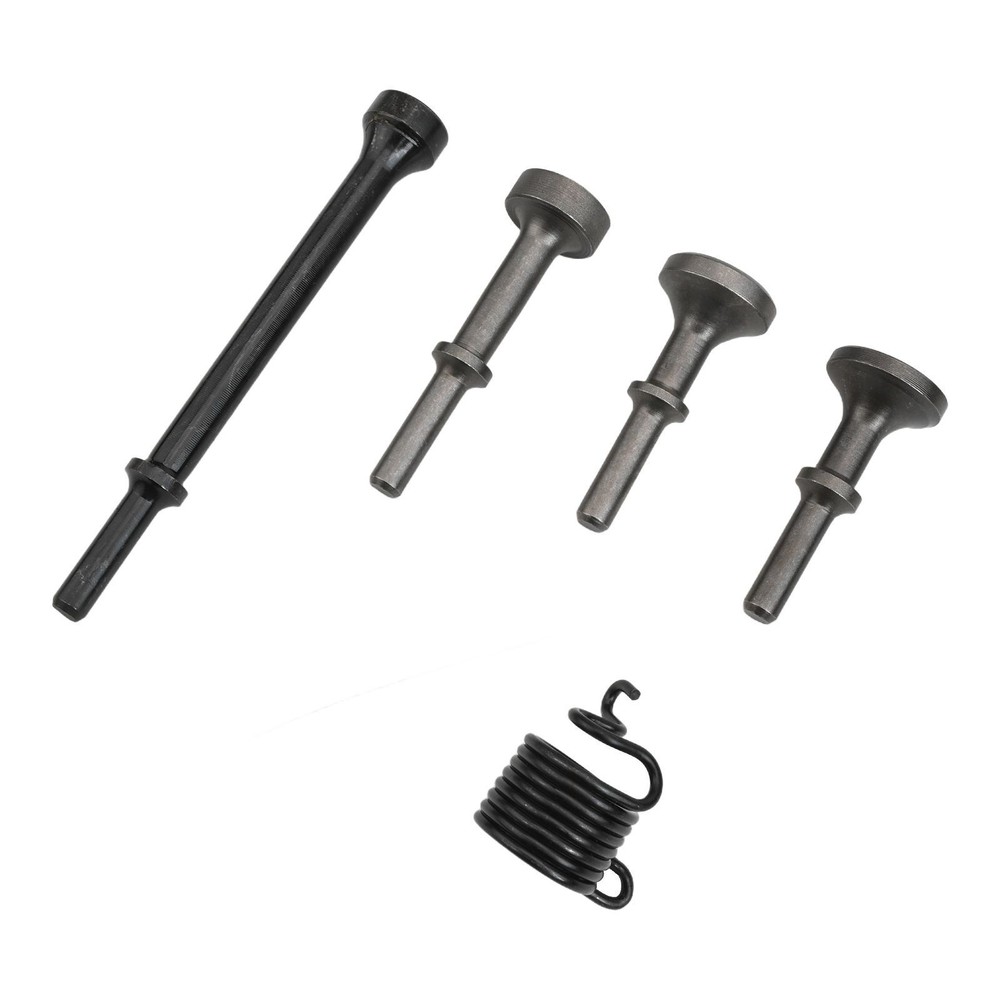 5pcs Air Hammer Tool Set Including Spring and Multiple Bits for Precision Work