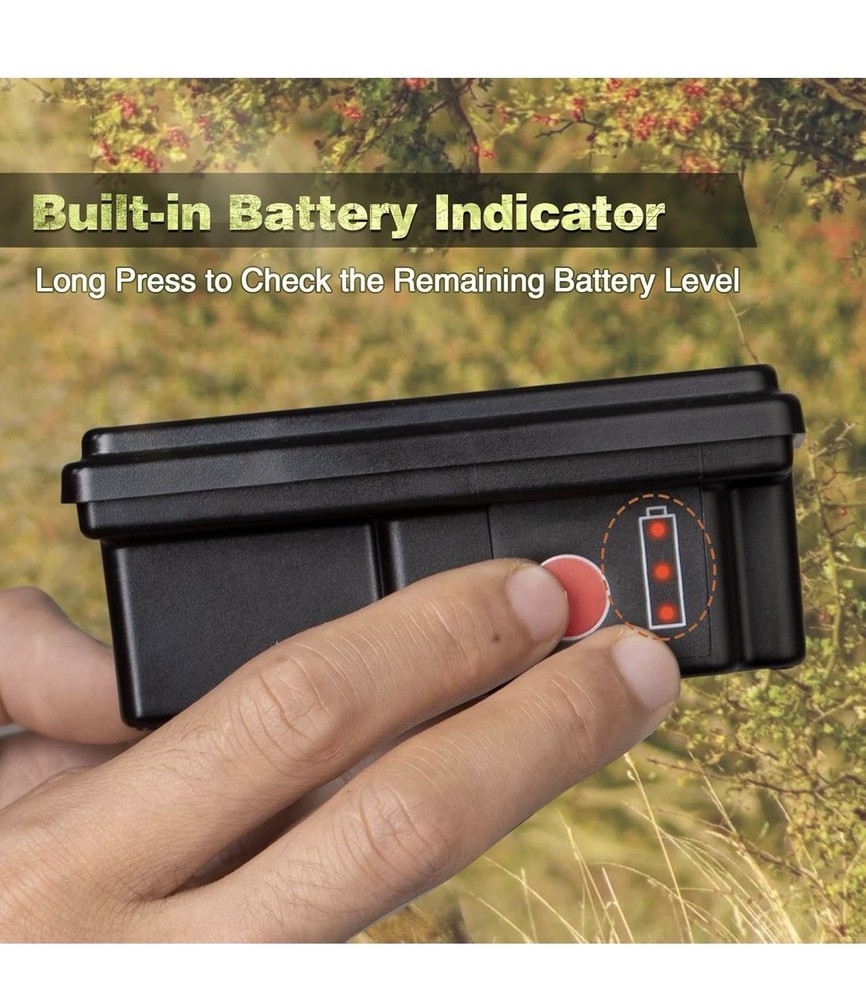 6V Deer Feeder Solar Panel Charger with 5FT Weatherproof Cable