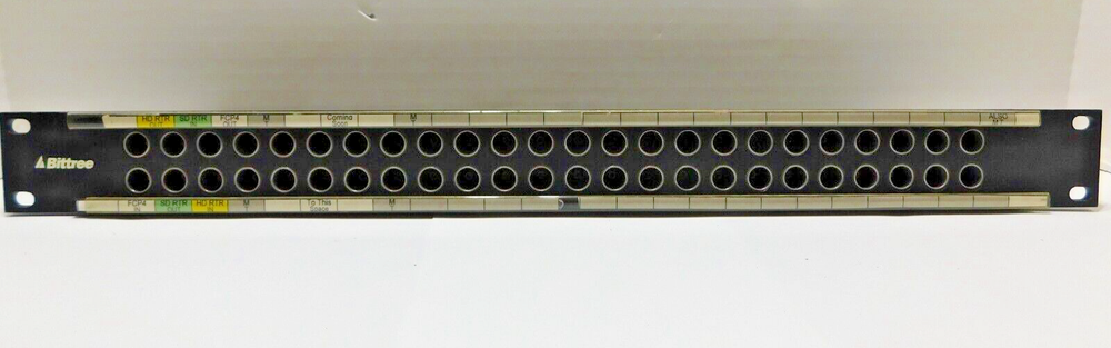 Bittree Patch Panel Assembly with 48 ea Trompeter 14949 J3W Connectors