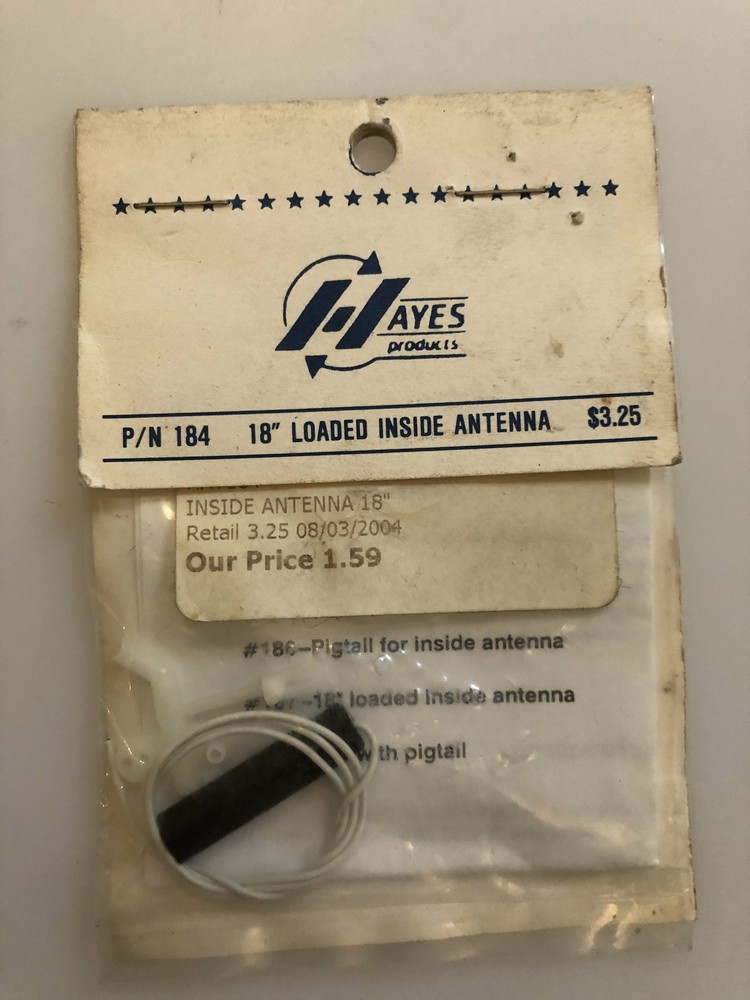 Hayes 18" Loaded Inside Antenna Hay184