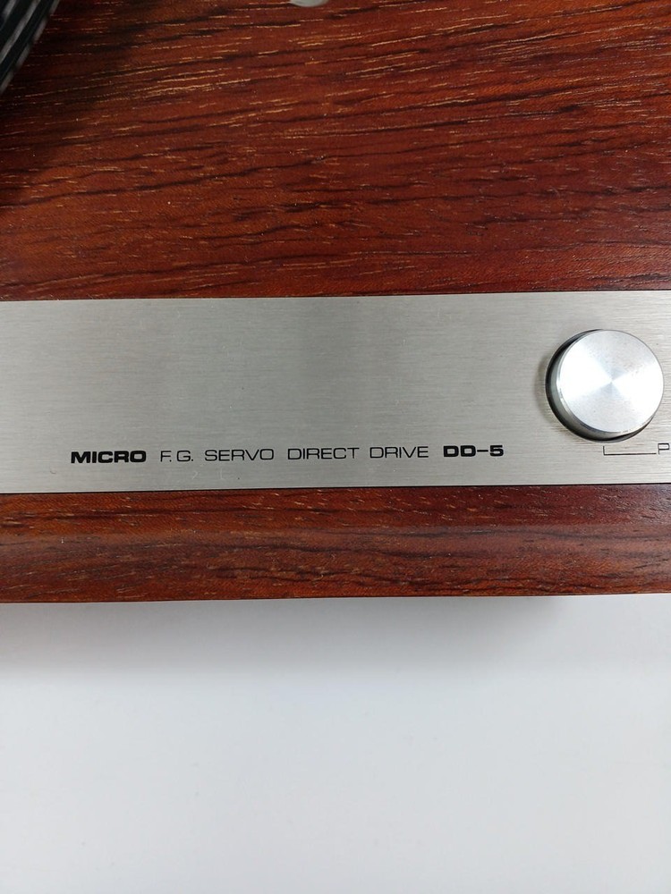 Micro Seiki DD-5 Direct Drive Turntable Record Player Working