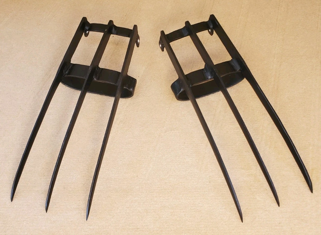 Handforged Ninja Martial Art Ghost Tengu 3 Blade Tekko Kagi Claws