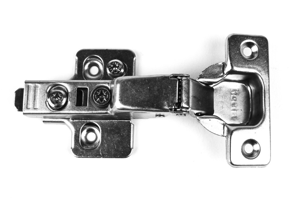 Berta Half Overlay Soft Closing Frameless Cabinet Hinges (40 Pack)