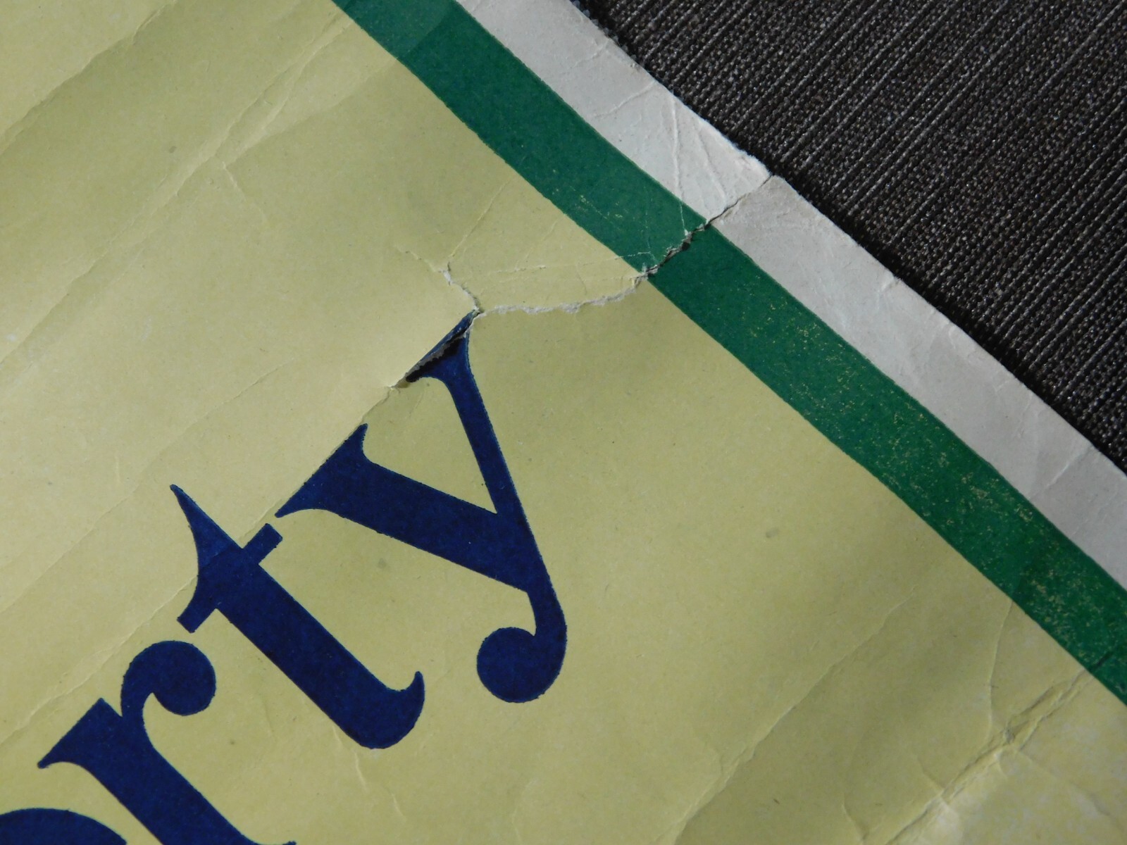 Vintage WWI World War 1 Victory Liberty Loan Poster, Used