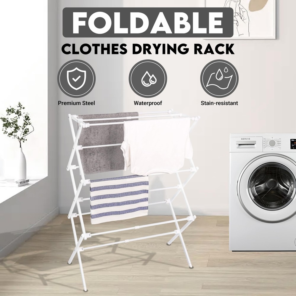 2024 Enhanced Clothes Drying Rack | Foldable Drying Rack Clothing for Laundry...