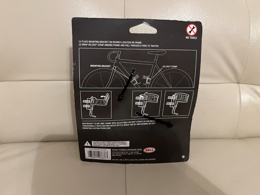 BELL EXPANDABLE BOTTLE CAGE WITH UNIVERSAL MOUNTING SYSTEM