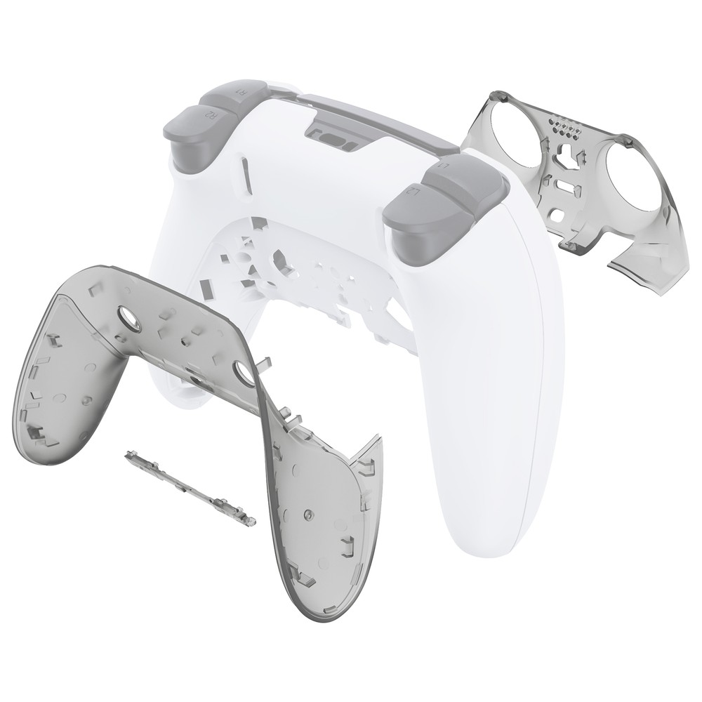 eXtremeRate Top Bottom Trim Decorative Front Back Shell for PS5 Edge Controller