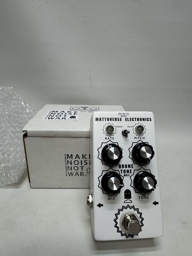 Mattoverse Electronics Drone Tone MKII (2017) White Version With Original Box