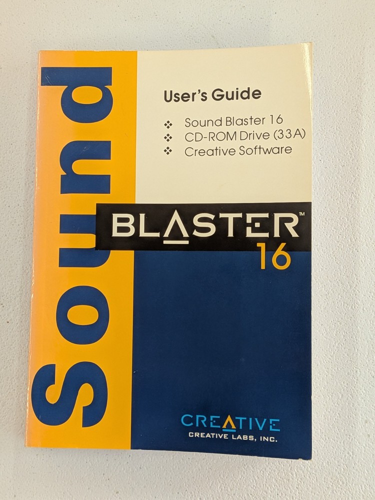 Sound Blaster 16 User's Guide