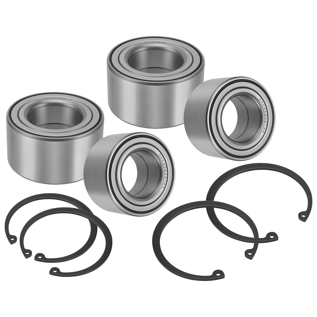 Front &Rear Wheel Bearings Kit for Polaris Ranger 570 Ranger XP 570 Crew 14-2023