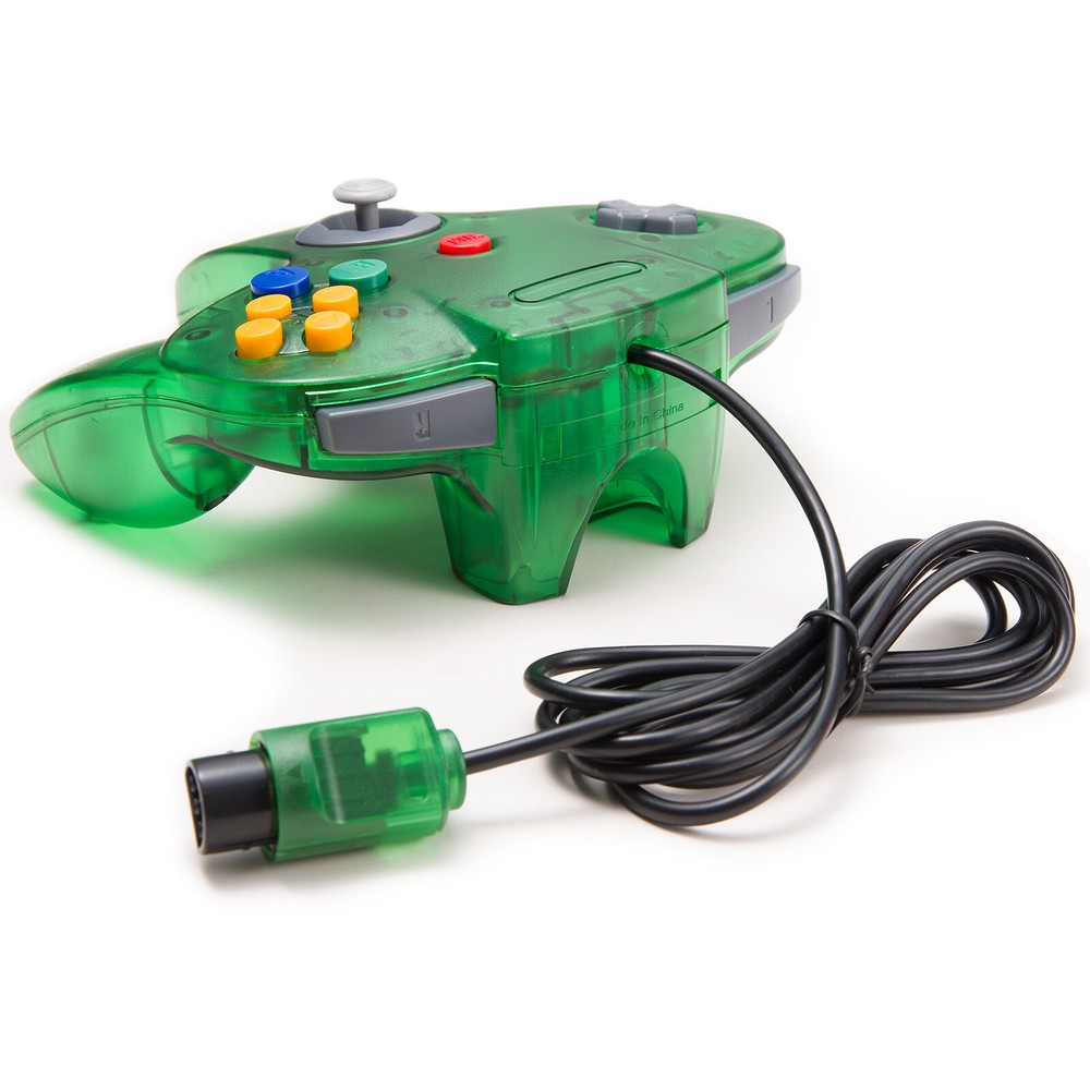 Wired N64 Controller Joystick GamePad Compatible With Nintendo 64 Game Console