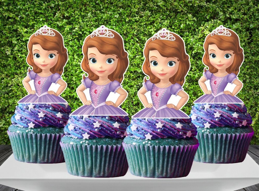  Princess Sofia the First Cupcake Topper (12pcs)