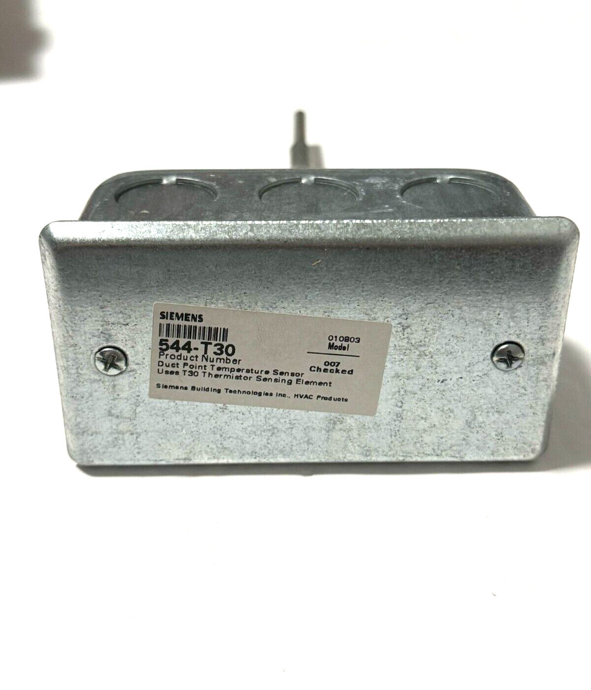 Siemens/Staefa Duct Point Temperature Sensor 544-T30