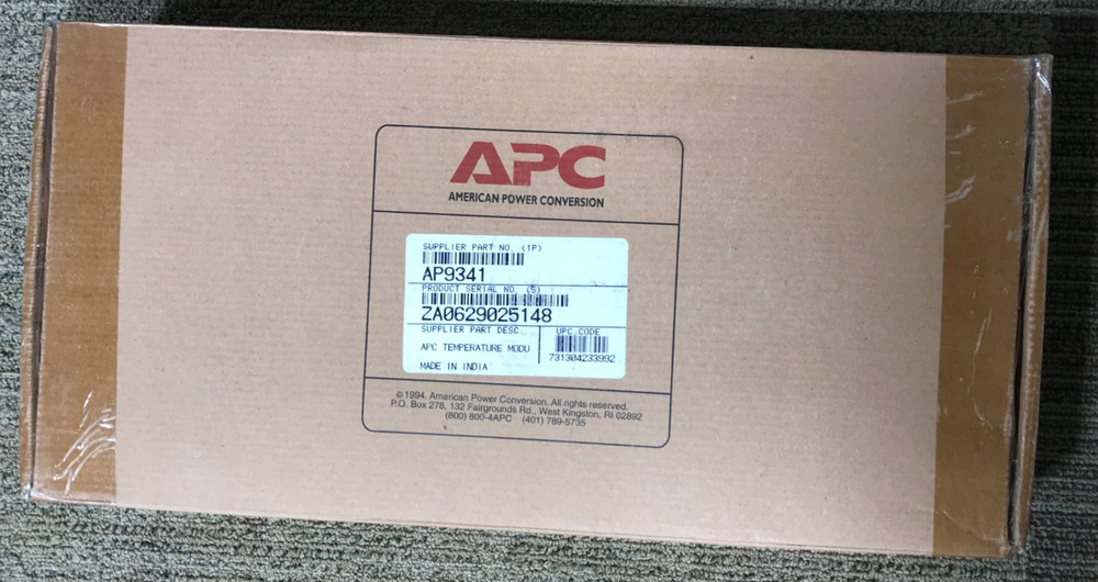 APC AP9341 Temperature/Humidity Expansion Module | NEW-OPEN BOX