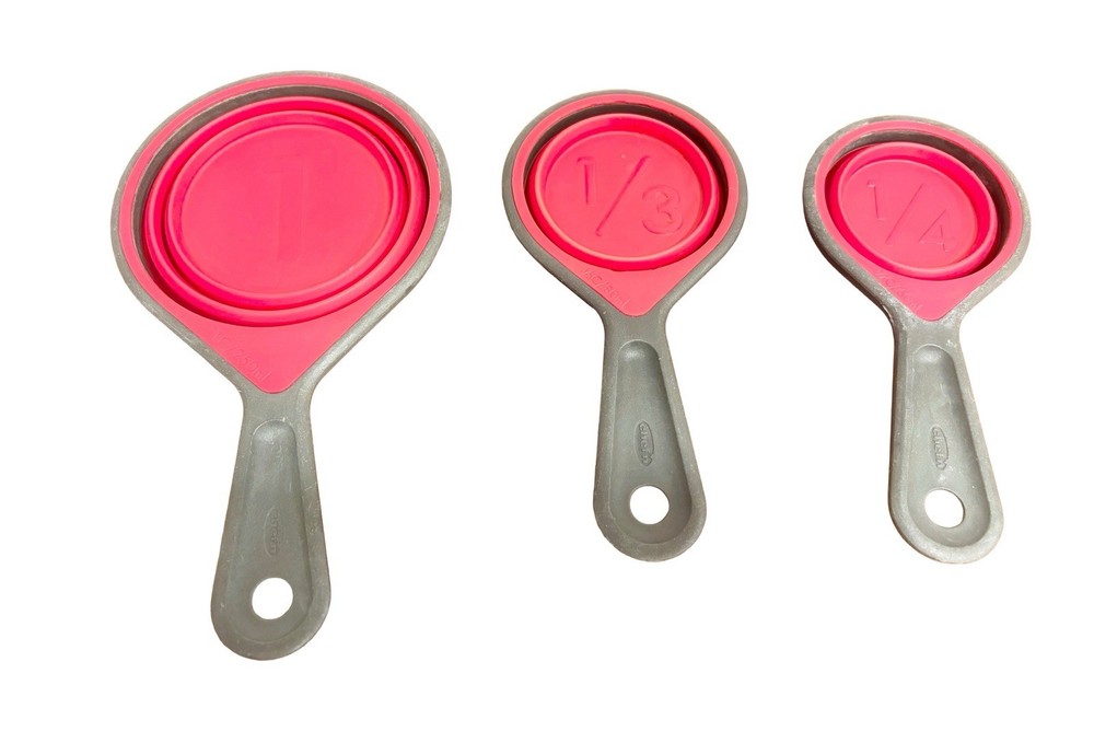 3-Piece Collapsible Silicone Measuring Cups