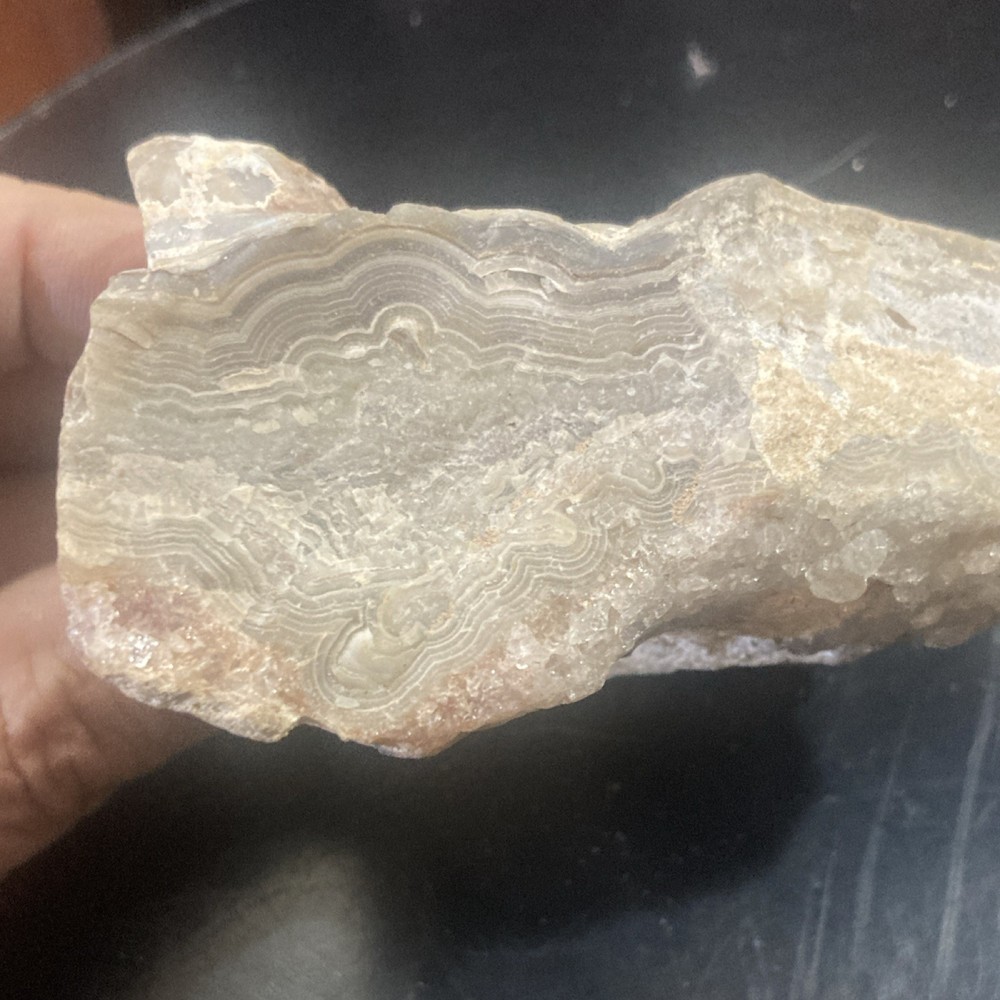 Rough Multicolored Agate Mineral Specimen for Cabbing
