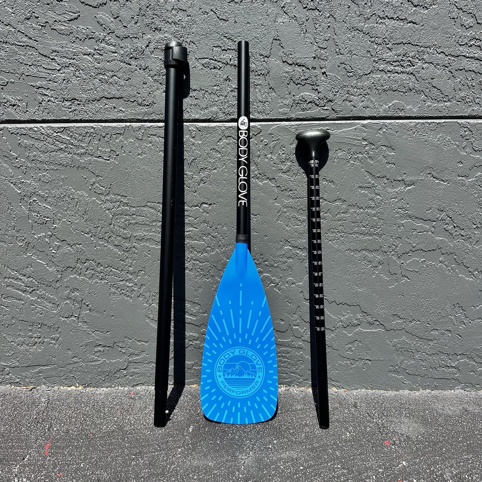 3-Piece Adjustable SUP Paddle –Lightweight, Floating Aluminum Shaft (Body Glove)