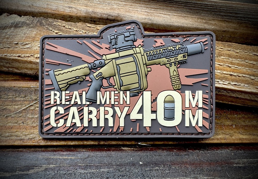 Patriot Patch Co. - Real Men Carry 40mm - Patch