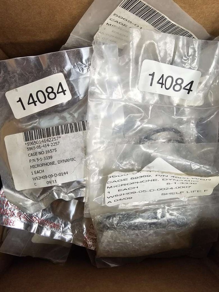 USGI Gas Mask Dynamic Microphone - New