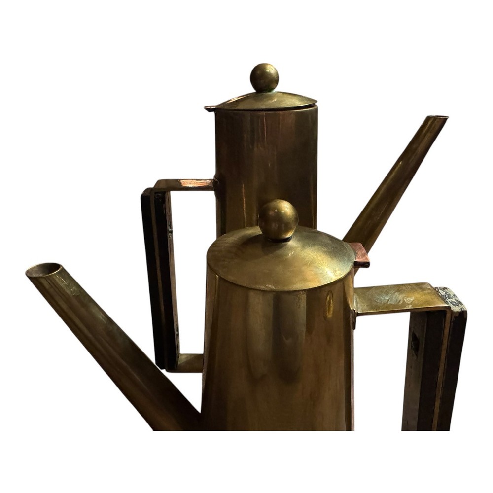 1960’s Mid Century Brass Tea Service