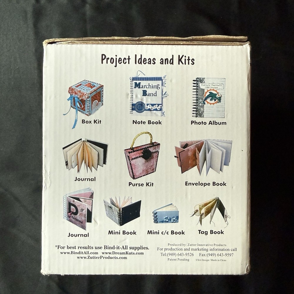 Zutter Bind It All Comb Binder Punch Blue Model 2648