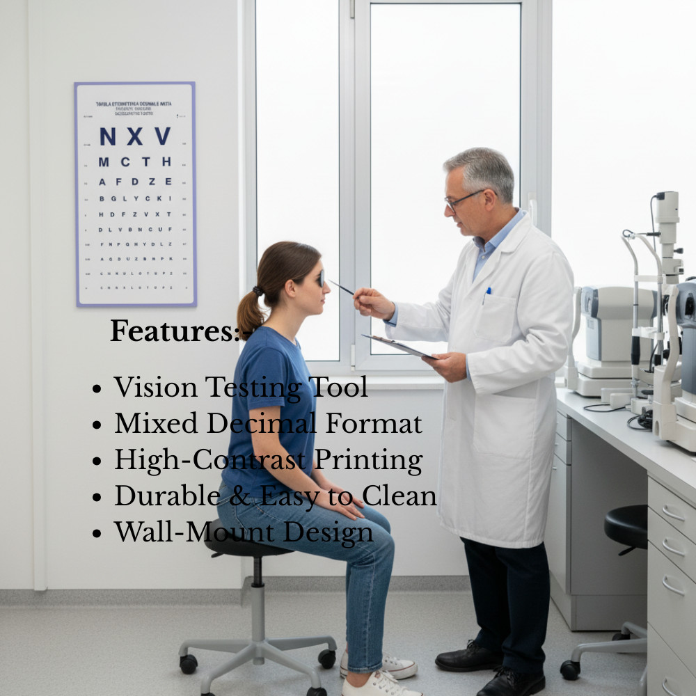 Mixed Decimal Eye Chart